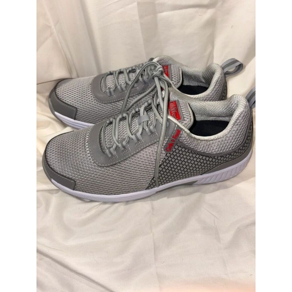 New Orthofeet Edgewater Men's Stretch Athletic Sneakers Sz 10 D